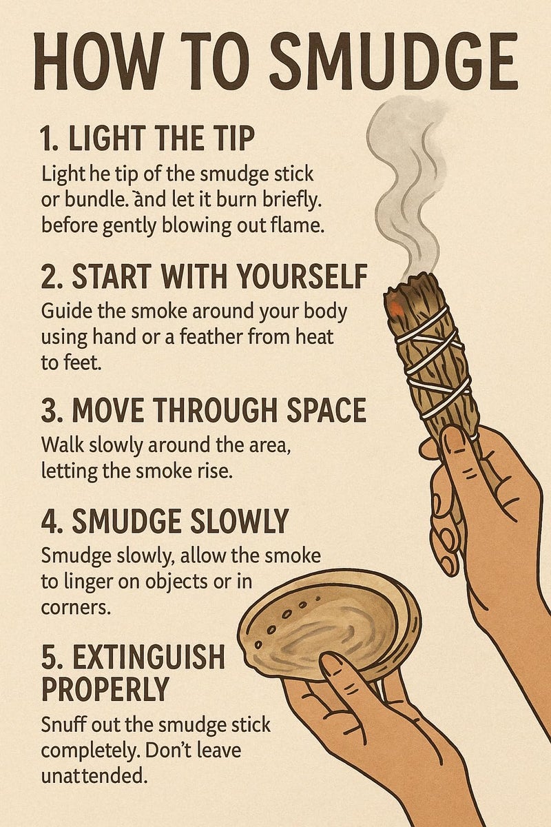 Pachamama Essentials Organic California White Sage (Salvia Apiana) & Palo Santo (Holly Wood) Smudge Bundle Kit (2 white sage bundles 4"-5" & 4 Palo Santo Sticks 4") - Image 4
